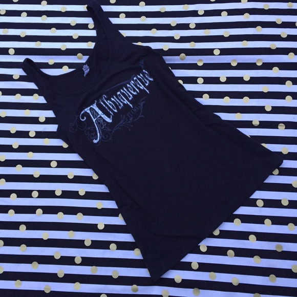 Tops - 3/$25 🔴 Albuquerque black tank top